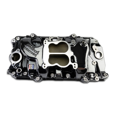 Edelbrock EDELBROCK MANIFOLD BB CHEVY 396-454 OVAL PORT PERFORMER BLACK PLASMA COATED 2161-BP | 2161-BP