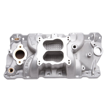 Edelbrock MANIFOLD SBC 23 DEG MARINE RPM 1987-95 W/BRASS | 2506