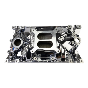 Edelbrock EDELBROCK MANIFOLD SBC PERFORMER VORTEC EPS SMALL BLOCK CHROME PLASMA COATED 2716-CP | 2716-CP