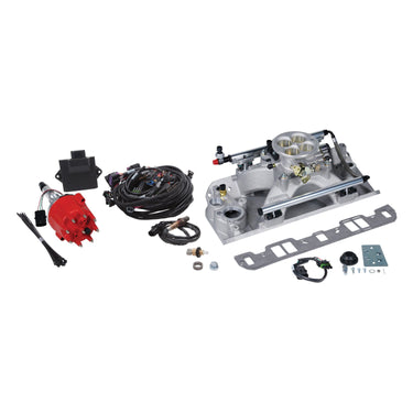 Edelbrock PF4 FUEL INJECTION KIT SEQUENTIAL PORT AMC 1970-1991 625 MAX HP 35 LbHr INJECTORS SATIN | 35650
