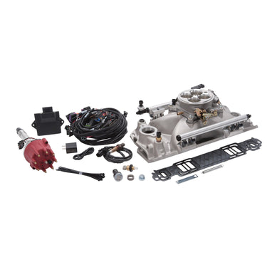 Edelbrock PRO FLO 4 FUEL INJECTION KIT SEQUENTIAL PORT SBC 1986 and EARLIER 675 HP MAX 42 LbHr INJECTORS | 35690