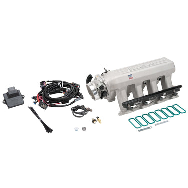 Edelbrock PRO FLO 4 XT SEQUENTIAL PORT EFI SYSTEM LS GEN III/IV CATHEDRAL PORT 550 HP MAX 35 LbHr INJECTORS | 35730