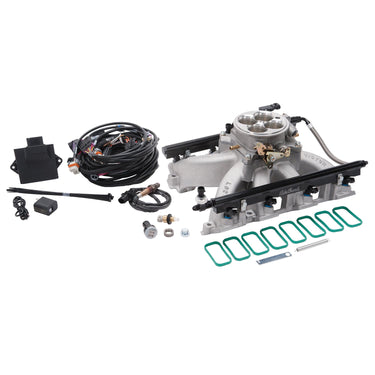 Edelbrock PRO FLO 4 FUEL INJECTION KIT SEQUENTIAL PORT LS GEN III/IV VICTOR JR RECT PORT 550 HP MAX 35 LbHr INJECTORS | 35740