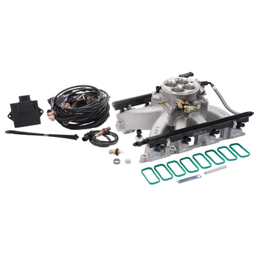 Edelbrock PRO FLO 4 FUEL INJECTION KIT SEQUENTIAL PORT LS GEN IV VICTOR JR RECT PORT 675 HP MAX 42 LbHr INJECTORS | 35750
