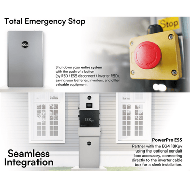 EG4 6K XP y EG4 PowerPro WallMount Batería (ESS) de 14.3kWh de capacidad | 10 años de garantía