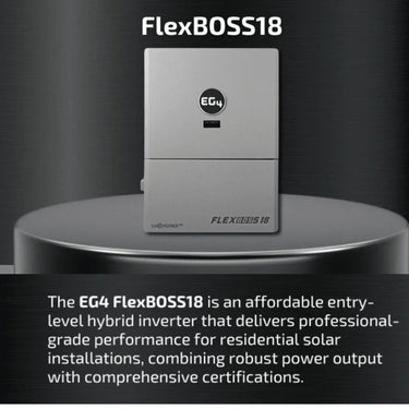 Inversor híbrido de CA EG4 FlexBOSS18 13kW | Fase dividida de 48V | Entrada FV de 18kW
