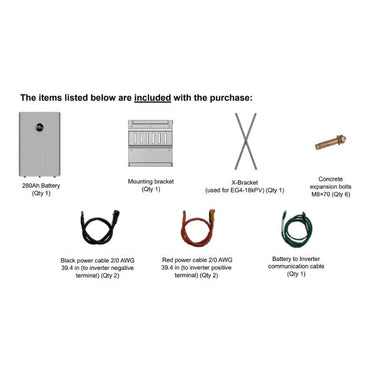 EG4 6K XP & EG4 PowerPro WallMount Battery Bundle (ESS) 14.3kWh Capacity | 10-Year Warranty