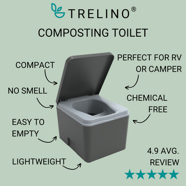 Inodoro de compostaje portátil Trelino Evo S