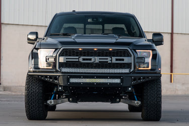 Addictive Desert Design Addictive Desert Designs 2017 - 2020 Ford Raptor Venom R Front Bumper Steel Hammer Black Powder Coat F112492820103 | F112492820103
