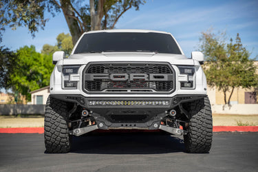 Addictive Desert Design Addictive Desert Designs 2017 - 2020 Ford Raptor Rock Fighter Frame Cut Front Bumper Steel Hammer Black Powder Coat F114922770103 | F114922770103