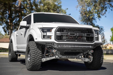 Addictive Desert Design Addictive Desert Designs 2017 - 2020 Ford Raptor Rock Fighter Frame Cut Front Bumper Steel Hammer Black Powder Coat F114922770103 | F114922770103