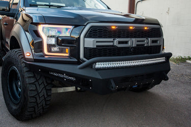 Addictive Desert Design Addictive Desert Designs 2017 - 2020 Ford Raptor HoneyBadger Front Bumper Steel Hammer Black Powder Coat F117432860103 | F117432860103