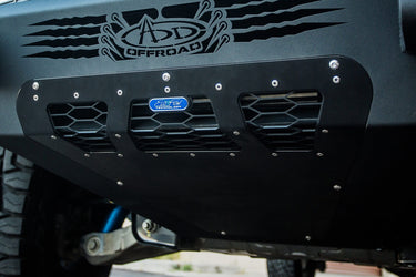Addictive Desert Design Addictive Desert Designs 2017 - 2020 Ford Raptor HoneyBadger Front Bumper Steel Hammer Black Powder Coat F117432860103 | F117432860103