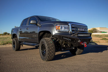 Addictive Desert Design Addictive Desert Designs 2015 - 2020 Chevy Colorado GMC Canyon HoneyBadger Front Bumper Steel Hammer Black Powder Coat F357382720103 | F357382720103