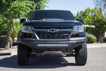 Addictive Desert Design Addictive Desert Designs 2017 - 2020 Chevy Colorado ZR2 Stealth Fighter Front Bumper Steel Hammer Black Powder Coat F371192740103 | F371192740103