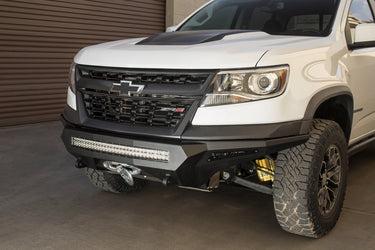 Addictive Desert Design Addictive Desert Designs 2017 - 2020 Chevy Colorado ZR2 Stealth Fighter Front Bumper Steel Hammer Black Powder Coat F371202740103 | F371202740103