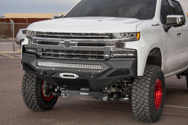 Addictive Desert Design Addictive Desert Designs 2019 - 2022 Chevy Silverado 1500 Stealth Fighter Front Bumper Steel Hammer Black Powder Coat F441423030103 | F441423030103