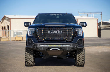 Addictive Desert Design Addictive Desert Designs 2019 - 2022 GMC Sierra 1500 Stealth Fighter Front Bumper Steel Hammer Black Powder Coat F471423030103 | F471423030103