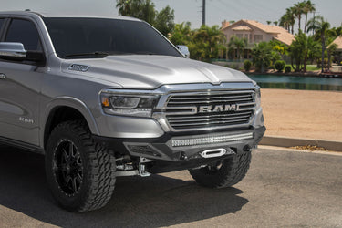 Addictive Desert Design Addictive Desert Designs 2019 - 2023 RAM 1500 Stealth Fighter Front Bumper Steel Hammer Black Powder Coat F551422770103 | F551422770103