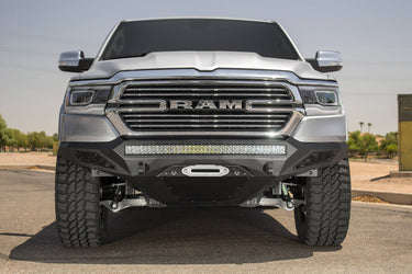 Addictive Desert Design Addictive Desert Designs 2019 - 2023 RAM 1500 Stealth Fighter Front Bumper Steel Hammer Black Powder Coat F551422770103 | F551422770103