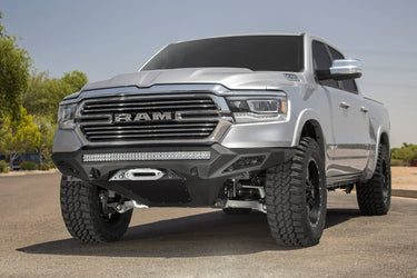 Addictive Desert Design Addictive Desert Designs 2019 - 2023 RAM 1500 Stealth Fighter Front Bumper Steel Hammer Black Powder Coat F551422770103 | F551422770103