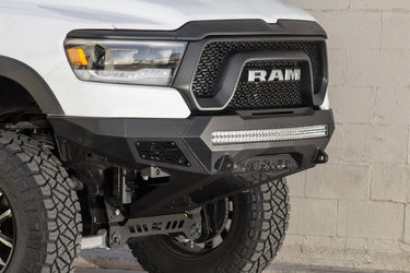Addictive Desert Design Addictive Desert Designs 2019 - 2023 RAM Rebel 1500 Stealth Fighter Front Bumper Steel Hammer Black Powder Coat F611402770103 | F611402770103