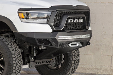 Addictive Desert Design Addictive Desert Designs 2019 - 2023 RAM Rebel 1500 Stealth Fighter Front Bumper Steel Hammer Black Powder Coat F611422770103 | F611422770103