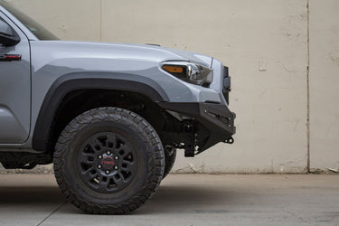Addictive Desert Design Addictive Desert Designs 2016 - 2023 Toyota Tacoma HoneyBadger Front Bumper Steel Hammer Black Powder Coat F687382730103 | F687382730103