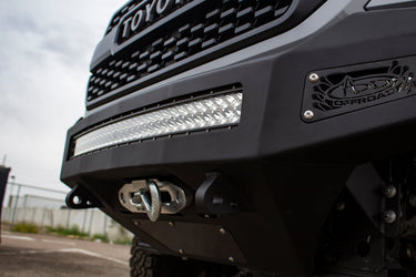 Addictive Desert Design Addictive Desert Designs 2016 - 2023 Toyota Tacoma HoneyBadger Front Bumper Steel Hammer Black Powder Coat F687382730103 | F687382730103