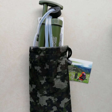 Outdoor water purifier, wilderness survival emergency rescue water filter, camping portable pump filter