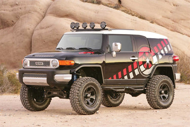 Fabtech 6IN PERF SYS W DLSS 2.5C Os and RR DLSS 06-09 TOYOTA FJ 4WD | K7007DL