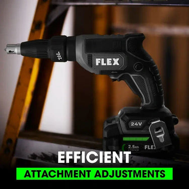 Pistola atornilladora para paneles de yeso FLEX FX1611-Z con cargador