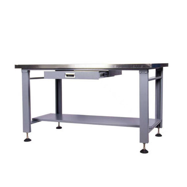 59" Stainless Steel Machine Teardown Table with Drain Hole
