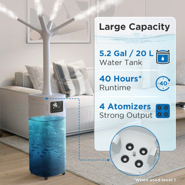 Humidificador comercial con WiFi Greenland de 5,3 galones
