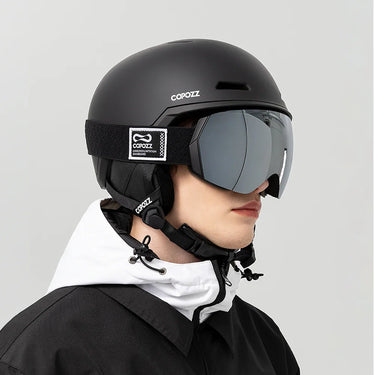Confidence on the Slopes Half Covered Ski Helmet