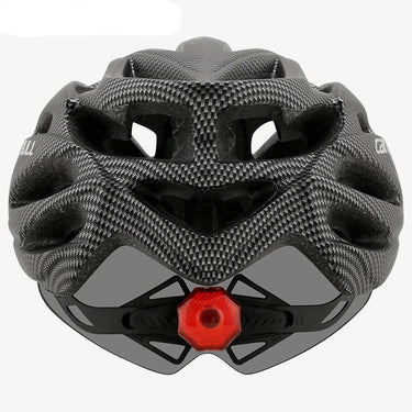 Visored Bike Helmet with LED Light