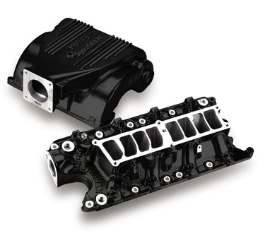 Holley KIT FORD UPPER LOWER BLACK MANIFOLD | 300-72BK