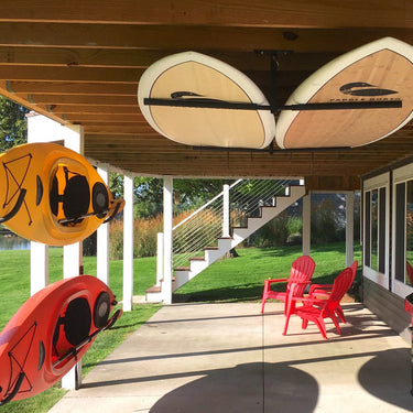 Hi-Port 2 | Soporte de techo ajustable para kayak | Doble | Capacidad para 68 kg