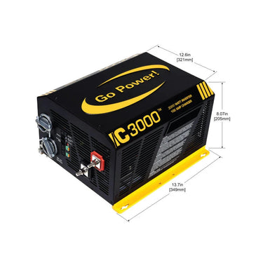 Go Power! Serie IC Cargador Inversor de 3000 Vatios