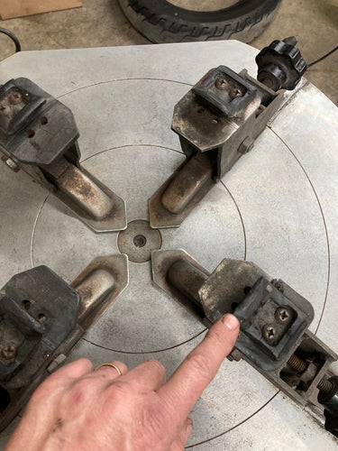 KT-TCP8 Tire Changer Turn Table Jaw and Shim (Set of 4)