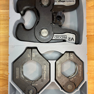 Packout Insert for Ridgid V2 Jaws (RPV)