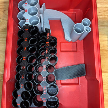 Packout Insert Upgrade Kit For Gen 2 M12 Stubby 3/8" Impact Wrench + 43-piece Impact Socket Set (SWASH2 HS)