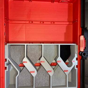 Packout Drawer Insert For Detail Sandpaper (DSD D)