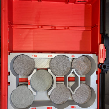 Packout Drawer Insert For 3" Sanding Discs (3SD D)