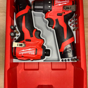 Packout Insert For M12 Subcompact Drill and Impact Driver (MSC)