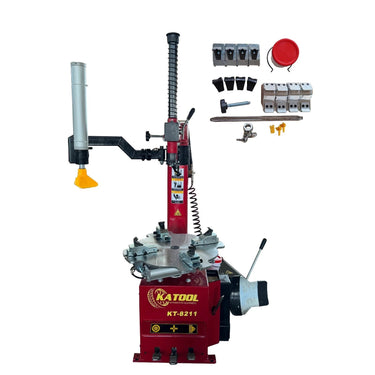KT-8211 Tire Changer Machine with Left Assist Arm & Rotatable Mounting Head