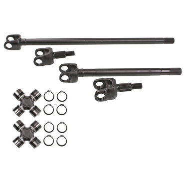 07-12 JEEP WRANGLER JK GAS  DANA (RUBICON) FRONT AXEL SHAFT KIT W U JOINTS 4340 CHROMOLY MATERIAL