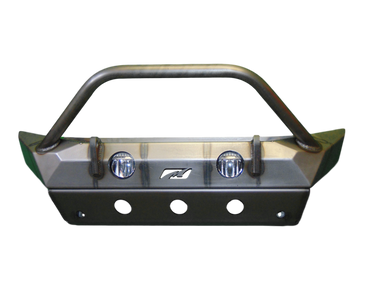 Motobilt MotoBilt Hammer Front Bumper w Bull Bar Fog Mounts  Skid Plate for Jeep JL  JT MB1090F-S-1094 MB1090F-S-1094 | MB1090F-S-1094