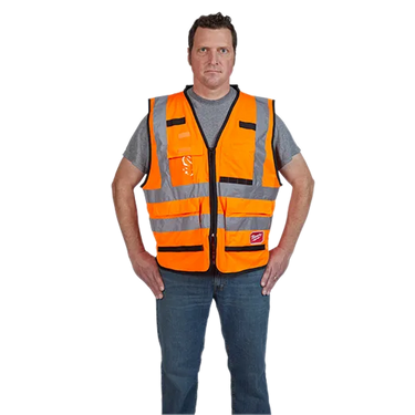 Milwaukee Class 2 High Visibility Orange Performance Safety Vest