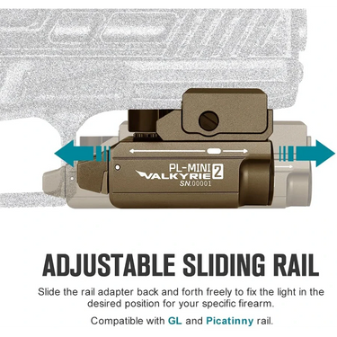 OLIGHT PLMINI2DT PL-MINI 2 Valkyrie Tactical Light - Desert Tan